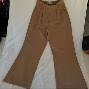 Abercrombie & Fitch Camel Flare Pants